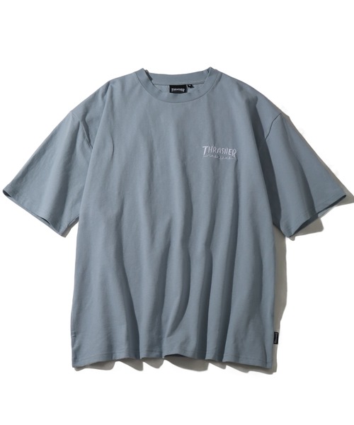 THRASHER(スラッシャー)の「【THRASHER/スラッシャー】バックプリント ハーフスリーブ ビッグシルエットTシャツ(Tシャツ/カットソー・メンズ・ホワイト/ミント/ブラック/サックスブルー/杢グレー・M/L/XL)」の18枚目の写真