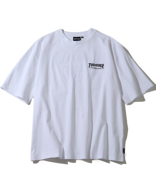 THRASHER(スラッシャー)の「【THRASHER/スラッシャー】バックプリント ハーフスリーブ ビッグシルエットTシャツ(Tシャツ/カットソー・メンズ・ホワイト/ミント/ブラック/サックスブルー/杢グレー・M/L/XL)」の10枚目の写真