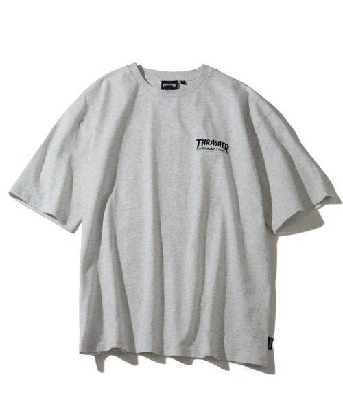 THRASHER(スラッシャー)の「【THRASHER/スラッシャー】バックプリント ハーフスリーブ ビッグシルエットTシャツ(Tシャツ/カットソー・メンズ・ホワイト/ミント/ブラック/サックスブルー/杢グレー・M/L/XL)」の14枚目の写真
