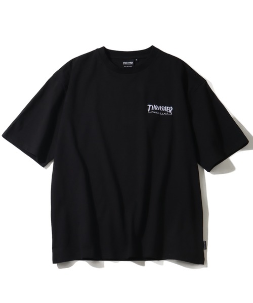 THRASHER(スラッシャー)の「【THRASHER/スラッシャー】バックプリント ハーフスリーブ ビッグシルエットTシャツ(Tシャツ/カットソー・メンズ・ホワイト/ミント/ブラック/サックスブルー/杢グレー・M/L/XL)」の12枚目の写真
