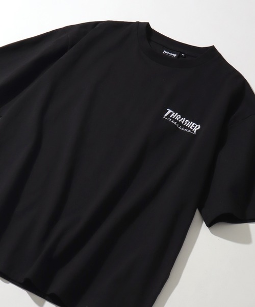 THRASHER(スラッシャー)の「【THRASHER/スラッシャー】バックプリント ハーフスリーブ ビッグシルエットTシャツ(Tシャツ/カットソー・メンズ・ホワイト/ミント/ブラック/サックスブルー/杢グレー・M/L/XL)」の22枚目の写真