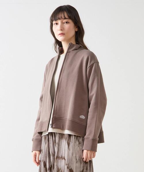 LOGEMENT DE CLAIRE(ロジュモンドクレール)の「ジップアップカットブルゾン(その他トップス・レディース・ブラック/オフホワイト/モカ・FREE)」の3枚目の写真