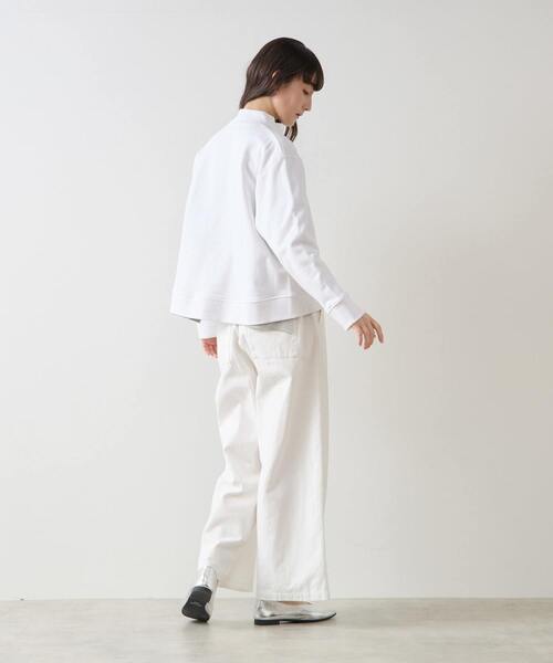 LOGEMENT DE CLAIRE(ロジュモンドクレール)の「ジップアップカットブルゾン(その他トップス・レディース・ブラック/オフホワイト/モカ・FREE)」の9枚目の写真