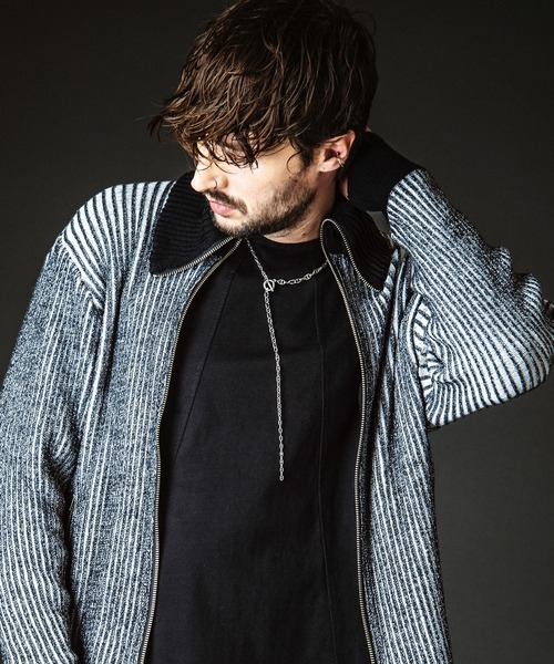 NO ID.（ノーアイディ）の「【NO ID.】Crescendo Necklace / クレッシェンド ネックレス（ネックレス・メンズ・シルバー・ONE SIZE）」の2枚目の写真