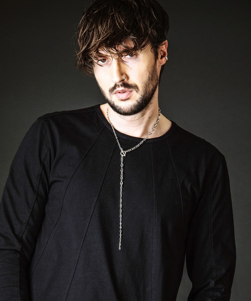 NO ID.（ノーアイディ）の「【NO ID.】Crescendo Necklace / クレッシェンド ネックレス（ネックレス・メンズ・シルバー・ONE SIZE）」の4枚目の写真