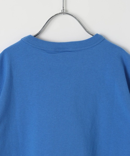 Champion（チャンピオン）の「[新色登場!!160cmまで♪]【Champion(チャンピオン）】ルーズフィットT(KIDS)（Tシャツ/カットソー・キッズ・ブラック/ライトブルー/グレー/オフホワイト/ライトパープル/ネイビー・150cm/140cm/130cm/120cm/160cm）」の13枚目の写真