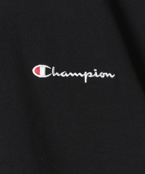 Champion（チャンピオン）の「[新色登場!!160cmまで♪]【Champion(チャンピオン）】ルーズフィットT(KIDS)（Tシャツ/カットソー・キッズ・ブラック/ライトブルー/グレー/オフホワイト/ライトパープル/ネイビー・150cm/140cm/130cm/120cm/160cm）」の18枚目の写真