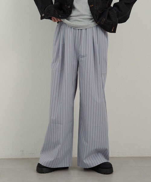 WHIMSIC（ウィムジック）の「【WHIMSIC/2サイズ展開/SETUP対応】スリーピングパンツ（その他パンツ・メンズ・ブルー/ベージュ系その他/ベージュ・2/1）」の3枚目の写真