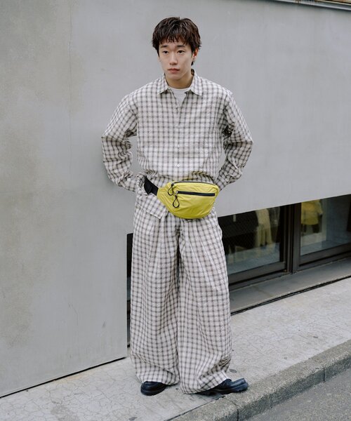 WHIMSIC（ウィムジック）の「【UNISEX/2サイズ展開/SETUP対応】スリーピングパンツ（その他パンツ・メンズ・ブルー/ベージュ系その他/ベージュ・2/1）」の11枚目の写真