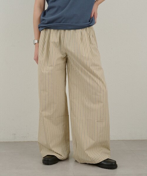 WHIMSIC（ウィムジック）の「【WHIMSIC/2サイズ展開/SETUP対応】スリーピングパンツ（その他パンツ・メンズ・ブルー/ベージュ系その他/ベージュ・2/1）」の10枚目の写真