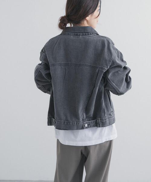Levi's(リーバイス)の「LEVI’S 90S トラッカー(デニムジャケット・レディース・ブラック/ライトブルー・SMALL)」の12枚目の写真