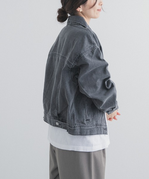 Levi's(リーバイス)の「LEVI’S 90S トラッカー(デニムジャケット・レディース・ブラック/ライトブルー・SMALL)」の3枚目の写真