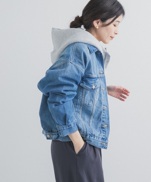 Levi's(リーバイス)の「LEVI’S 90S トラッカー(デニムジャケット・レディース・ブラック/ライトブルー・SMALL)」の7枚目の写真