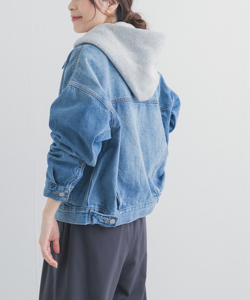 Levi's(リーバイス)の「LEVI’S 90S トラッカー(デニムジャケット・レディース・ブラック/ライトブルー・SMALL)」の9枚目の写真