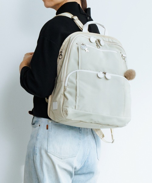 Kanana project(カナナプロジェクト)の「リュックサック PJ8-3rd LTD ブリーズライト 11L 限定モデル 20132(バックパック/リュック・レディース・ベージュ/ブルーパープル・FREE)」の1枚目の写真