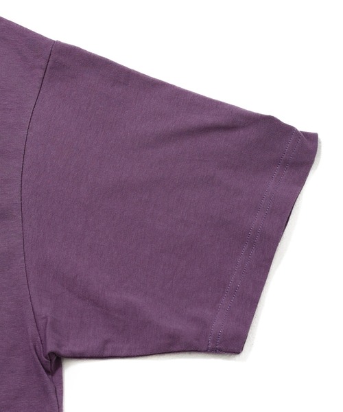 FRUIT OF THE LOOM(フルーツオブザルーム)の「【FRUIT OF THE LOOM】19/-スラブ天竺Tシャツ5 / フルーツオブザルーム 半袖 ロゴ&メッセージ Tシャツ(Tシャツ/カットソー・メンズ・パープル/チャコールグレー/アイボリー・M/L/S)」の7枚目の写真