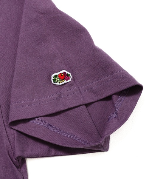 FRUIT OF THE LOOM(フルーツオブザルーム)の「【FRUIT OF THE LOOM】19/-スラブ天竺Tシャツ5 / フルーツオブザルーム 半袖 ロゴ&メッセージ Tシャツ(Tシャツ/カットソー・メンズ・パープル/チャコールグレー/アイボリー・M/L/S)」の8枚目の写真