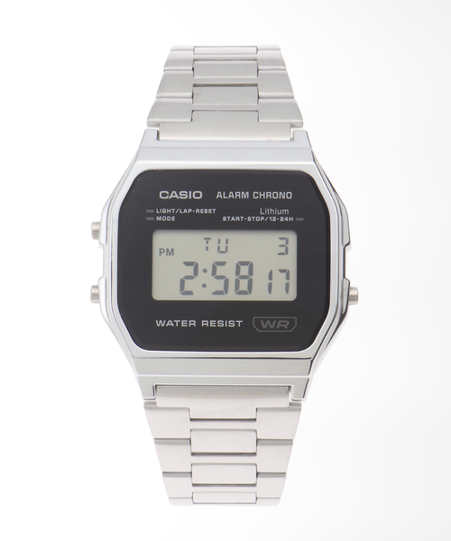 CASIO(カシオ)の「Web限定 CASIO CLASSIC A158WEA-1JF(アナログ腕時計・レディース・シルバー・FREE)」の3枚目の写真