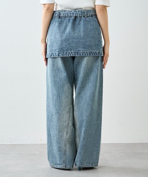 RIVE DROITE（リヴドロワ）の「予約【A・MONN(アモン)】DENIM apron（デニムスカート・レディース・ブルー・FREE）」の11枚目の写真