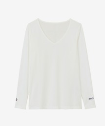 and per se（アンパスィ）の「COOL is COOL Vネックインナーシャツ（レディース）（その他アンダーウェア/インナー）」