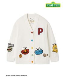 SESAME STREET】【HOMME】エアリーモコジャガードプルオーバー&ハーフ
