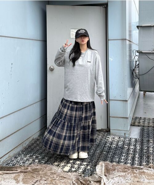 JEEP(ジープ)の「バックプリントロングスリーブTシャツ (JR5TSU005MG)(Tシャツ/カットソー・レディース・その他・SMALL/MEDIUM/LARGE/X-LARGE/2XL)」の3枚目の写真