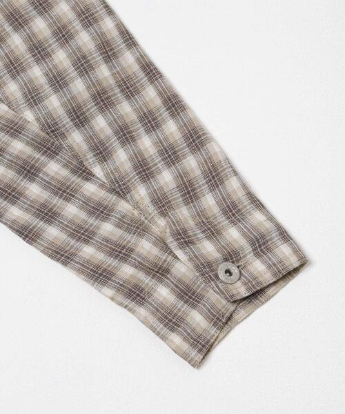 FORK&SPOON（フォークアンドスプーン）の「FORK&SPOON　リネンカバーオールシャツジャケット（その他アウター・メンズ・ベージュ系その他/ブラウン・5/4）」の11枚目の写真