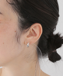 journal standard L'essage（ジャーナルスタンダードレサージュ）の「【MARIA BLACK/マリアブラック】 Sagene Trail Huggie Silver LEFT：ピアス（ピアス（片耳用））」