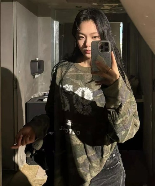 Ritzy（リッツィー）の「カモフラージュ ヴィンテージプリント オーバーサイズロン T（Tシャツ/カットソー・レディース・カモフラージュ・L/M）」の10枚目の写真