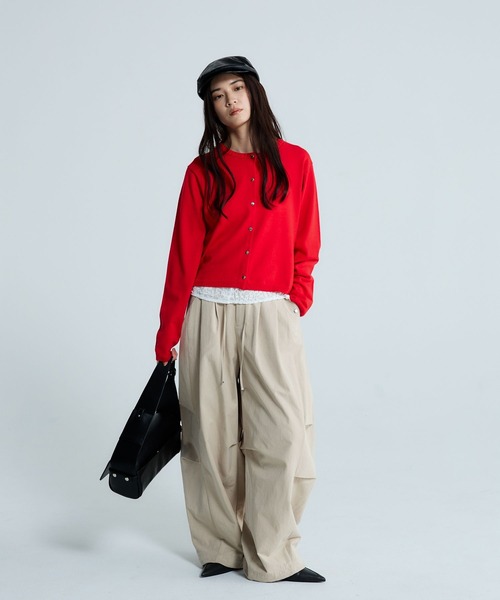 JEANASIS（ジーナシス）の「ミリタリータックボリュームパンツ/657336（その他パンツ・レディース・ベージュ/ホワイト/ブラック・FREE）」の18枚目の写真