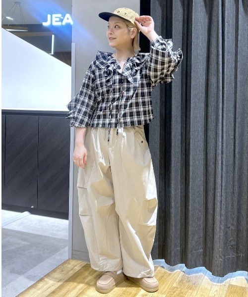 ミリタリータックボリュームパンツ/657336（その他パンツ）｜JEANASIS