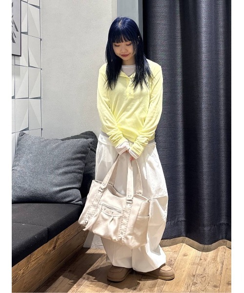 JEANASIS（ジーナシス）の「ミリタリータックボリュームパンツ/657336（その他パンツ・レディース・ベージュ/ホワイト/ブラック・FREE）」の22枚目の写真