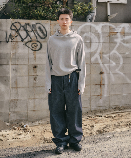 XERO（ゼロ）の「ヘリンボーンオーバーカーブデニムパンツ[インディゴ]（デニムパンツ・メンズ・その他・MEDIUM/LARGE/X-LARGE）」の3枚目の写真