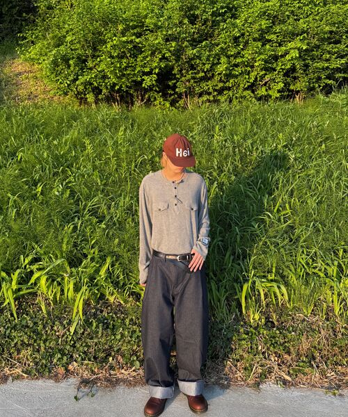 XERO（ゼロ）の「ヘリンボーンオーバーカーブデニムパンツ[インディゴ]（デニムパンツ・メンズ・その他・MEDIUM/LARGE/X-LARGE）」の4枚目の写真