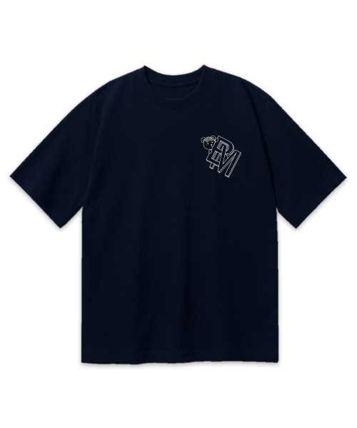 BEMIGHTY（ビーマイティー）の「エンブレムベアオーバーサイズ半袖Tシャツ[ホワイト]（Tシャツ/カットソー・メンズ・その他・LARGE/X-LARGE/XX-LARGE）」の2枚目の写真
