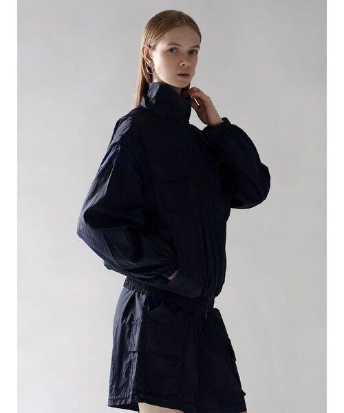 :ETHROF(イーサオブ)の「2WAY DOUBLE-ZIP NYLON JACKET(その他アウター・レディース・ネイビー/ロイヤルブルー/ブラック・MEDIUM)」の6枚目の写真
