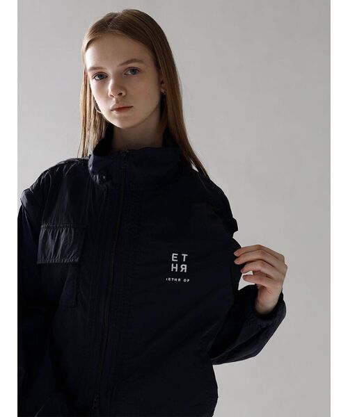:ETHROF(イーサオブ)の「2WAY DOUBLE-ZIP NYLON JACKET(その他アウター・レディース・ネイビー/ロイヤルブルー/ブラック・MEDIUM)」の13枚目の写真