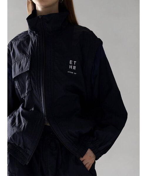 :ETHROF(イーサオブ)の「2WAY DOUBLE-ZIP NYLON JACKET(その他アウター・レディース・ネイビー/ロイヤルブルー/ブラック・MEDIUM)」の14枚目の写真