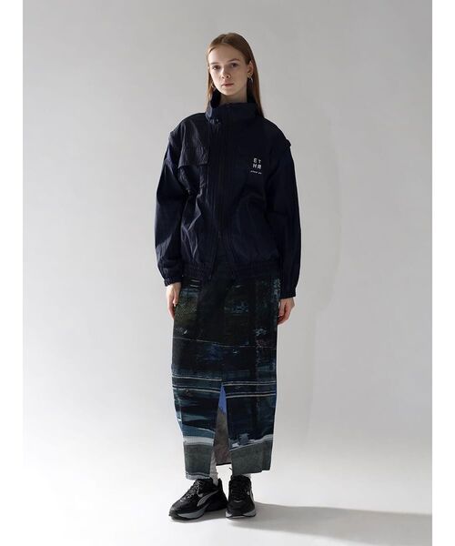 :ETHROF(イーサオブ)の「2WAY DOUBLE-ZIP NYLON JACKET(その他アウター・レディース・ネイビー/ロイヤルブルー/ブラック・MEDIUM)」の16枚目の写真