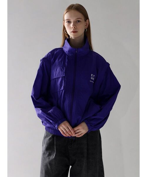 :ETHROF(イーサオブ)の「2WAY DOUBLE-ZIP NYLON JACKET(その他アウター・レディース・ネイビー/ロイヤルブルー/ブラック・MEDIUM)」の22枚目の写真
