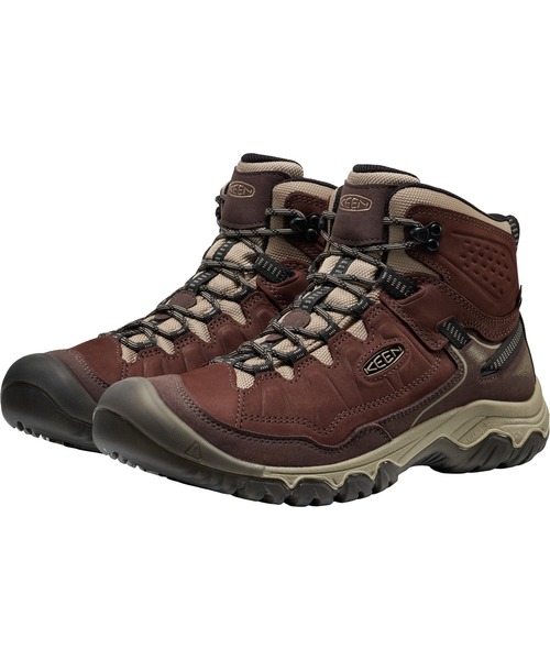 KEEN(キーン)の「TARGHEE IV MID WP / ターギーフォーミッド ウォータープルーフ / メンズ 防水シューズ(スニーカー・メンズ・ブラウン系その他・27.5cm/27cm/28cm/28.5cm/29cm/30cm/25cm/25.5cm/26cm/26.5cm)」の4枚目の写真