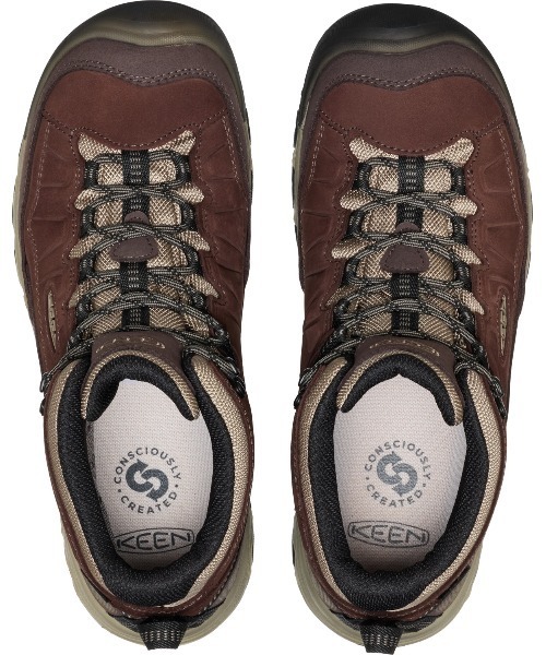 KEEN(キーン)の「TARGHEE IV MID WP / ターギーフォーミッド ウォータープルーフ / メンズ 防水シューズ(スニーカー・メンズ・ブラウン系その他・27.5cm/27cm/28cm/28.5cm/29cm/30cm/25cm/25.5cm/26cm/26.5cm)」の6枚目の写真