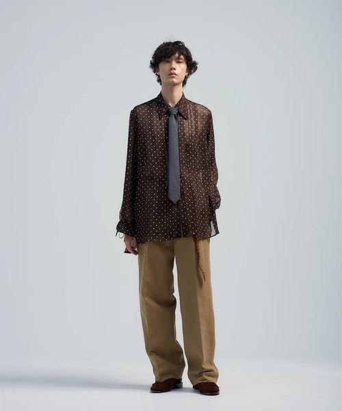 BED J.W. FORD（ベッドフォード）の「【BED J.W. FORD/ベッドフォード】wink（シャツ/ブラウス・メンズ・ブラウン/ネイビー・5）」の3枚目の写真