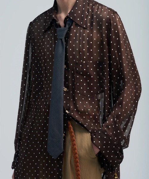 BED J.W. FORD（ベッドフォード）の「【BED J.W. FORD/ベッドフォード】wink（シャツ/ブラウス・メンズ・ブラウン/ネイビー・5）」の7枚目の写真