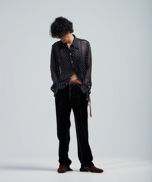 BED J.W. FORD（ベッドフォード）の「【BED J.W. FORD/ベッドフォード】wink（シャツ/ブラウス・メンズ・ブラウン/ネイビー・5）」の9枚目の写真