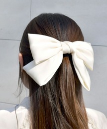 F i.n.t | サテンビックリボンバレッタ(バレッタ/ヘアクリップ)