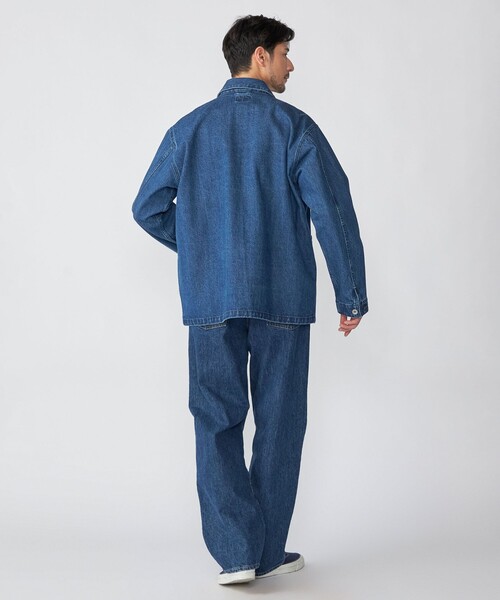 SHIPS(シップス)の「SHIPS: AUTHENTIC デニム カバーオール(カバーオール・メンズ・ネイビー/ロイヤルブルー・SMALL/LARGE/MEDIUM)」の5枚目の写真