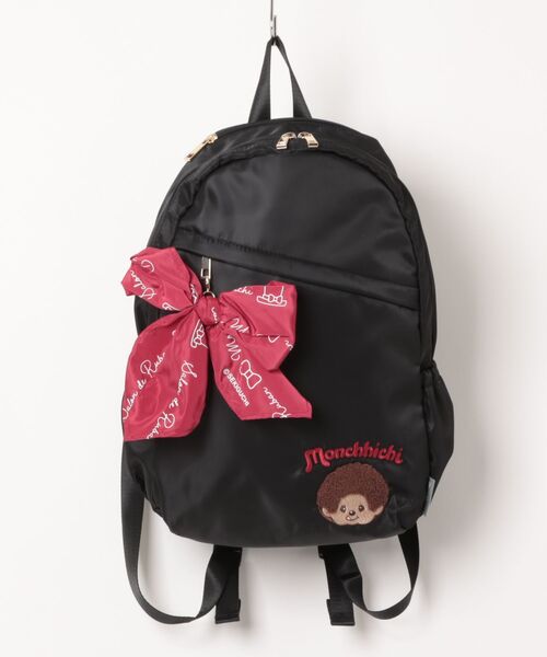 SALON de RUBAN(サロンドルヴァン)の「【SALON de RUBAN / サロン ド ルヴァン】 モンチッチ デイパック(バックパック/リュック・レディース・ネイビー/ベージュ/ブラック・FREE)」の11枚目の写真