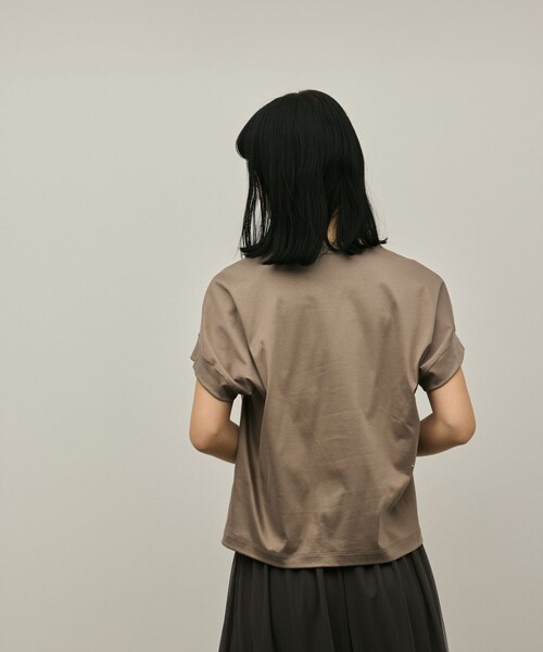 Diagram（ダイアグラム）の「ルーズカットTシャツ（Tシャツ/カットソー・レディース・ブラウン/ピンク/ホワイト/グレー/ブラック・36）」の11枚目の写真