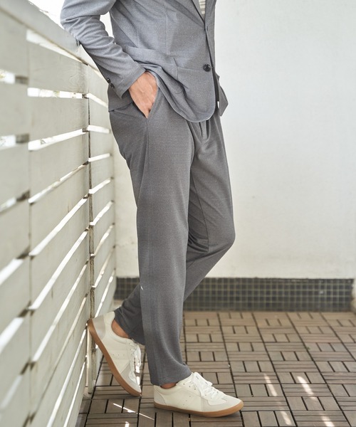 IKKA LOUNGE（イッカラウンジ）の「【MonoMax × 小泉孝太郎】GOKU楽ワークDRYソフト鹿の子パンツ「小泉孝太郎さん着用モデル」（その他パンツ・メンズ・ベージュ/グレー/ネイビー・L/M/S/XL）」の11枚目の写真